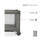 Дитячий манеж Kinderkraft Joy 2 Dark Grey (5902533925117) - зменшене зображення 5