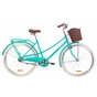 Велосипед Дорожник 28" COMFORT FEMALE рама-19,5" 2019 бірюзовий, багажник + кошик (OPS-D-28-125) - зменшене зображення 1