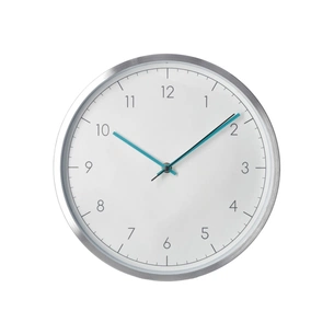 Настінний годинник Optima MODERN металевий, білий (O52084) зображення 1