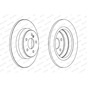 Гальмівний диск FERODO DDF1675C зображення 1