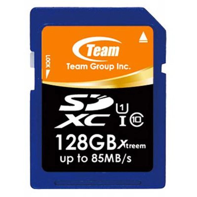 Карта пам'яті Team 128Gb SDXC UHS-I class 10 (TSDXC128GU8501) - зображення 1