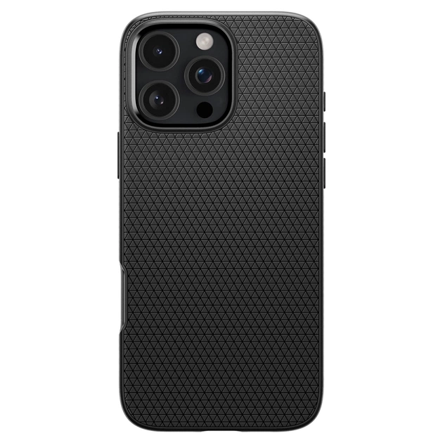 Чохол до мобільного телефона Spigen iPhone 16 Pro Max Liquid Air Matte Black (ACS07988) - зображення 1