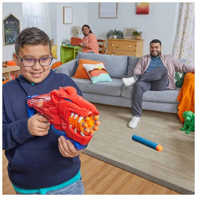 Іграшкова зброя Hasbro Бластер Nerf LionFury (F8646) - изображение 6