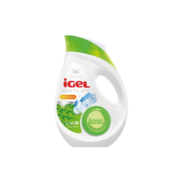 Гель для прання iGel White З ароматом свіжості 2 л (5999577880106) - зображення 1