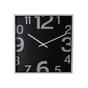 Настінний годинник Optima SQUARE пластиковий, чорний (O52101) - зменшене зображення 1