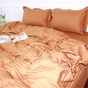 Постільна білизна MirSon Satin Stripe 30-0005 Brown 220х240 King Size (2200005249055) - уменьшенное изображение 3