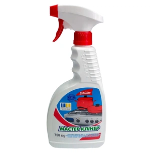 Спрей для чищення кухні San Clean Майстер Клінер для плит з розпилювачем 750 мл (4820003542286) изображение 1