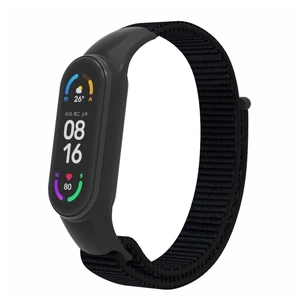 Ремінець до фітнес браслета Armorstandart нейлоновий для Xiaomi Mi Band 7/6/5/4 Black (ARM67839) зображення 1