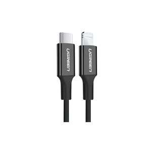 Дата кабель USB-C to Lightning 2.0m 3A US171 black UGREEN (60752) зображення 1