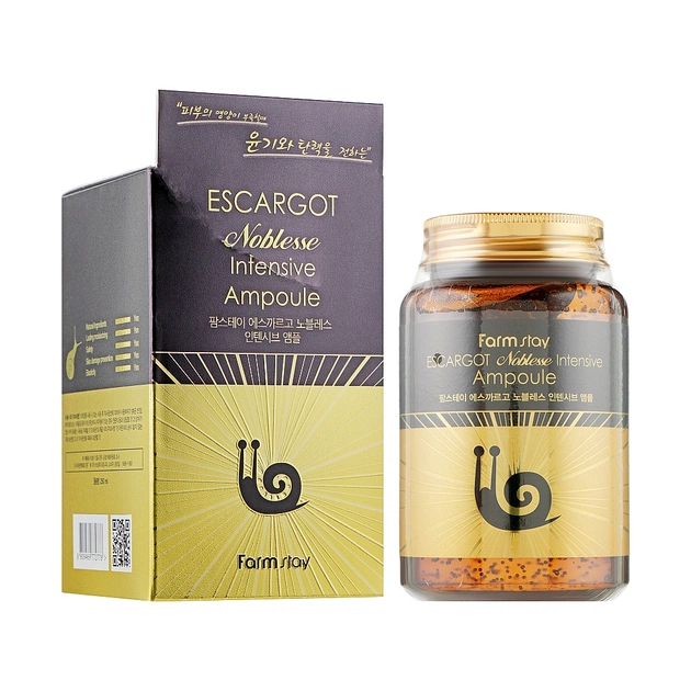 Сироватка для обличчя FarmStay Escargot Noblesse Intensive Ampoule 250 мл (8809469772778) - зображення 1