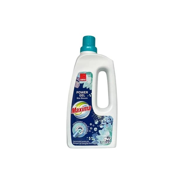 Гель для прання Sano Maxima Blue Blossom 1 л (7290102993192) - зображення 1