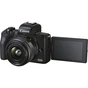 Цифровий фотоапарат Canon EOS M50 Mk2 + 15-45 IS STM Kit Black (4728C043) - зменшене зображення 6