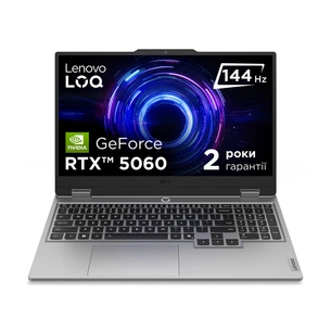 Ноутбук Lenovo LOQ 15IRX10 (83JE01L7RA) зображення 1