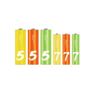 Батарейка CUKTECH AA+AAA rainbow alkaline battery (12*AA+12*AAA) (CUKAAB10CNCM) изображение 1