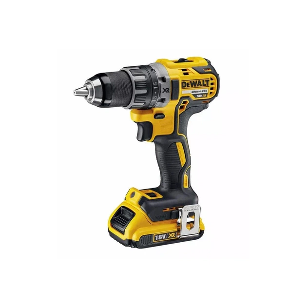 Шуруповерт DeWALT XR Li-Ion 18 В, 70 Нм, 2 АКБ + ЗП, кейс (DCD791L2T) - изображение 1