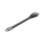 Перехідник USB-C to HDMI F 0.18m black-gray Voltronic (Type-C(M)/HDMI(F)flat18cm) - зменшене зображення 3
