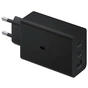 Зарядний пристрій Samsung 2xUSB-С 65W PD PPS/USB-A Black (EP-T6530NBEGEU) - зменшене зображення 1