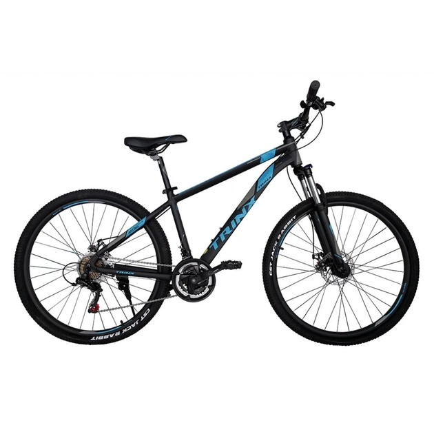 Велосипед Trinx M136 Elite 27.5"x18" Matt-Black-Blue-Grey (10030080) - изображение 1