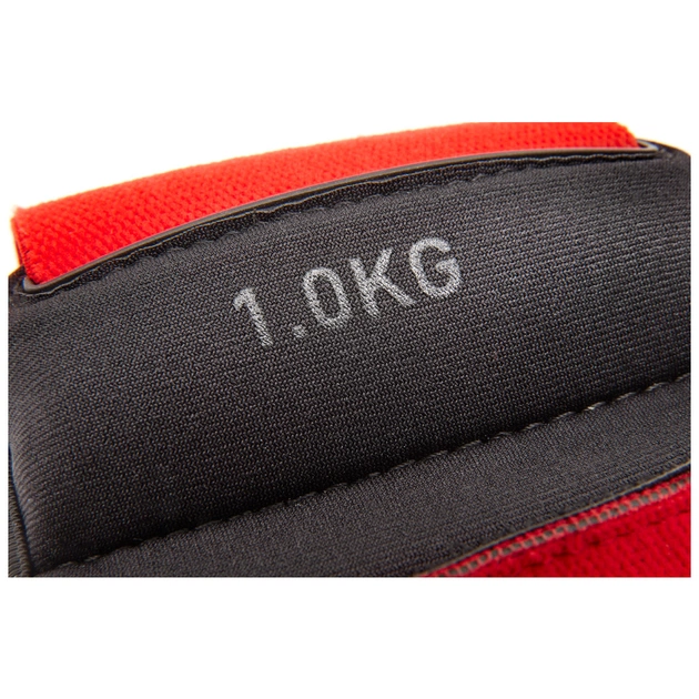 Обважнювач Reebok Flexlock Ankle Weights чорний, червоний RAWT-11271 1.0 кг (885652017251) - picture 6
