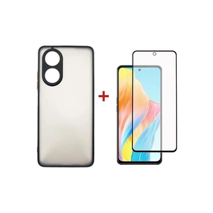 Чохол до мобільного телефона Dengos Kit for OPPO A58 4G case + glass (Black) (DG-KM-36) зображення 1