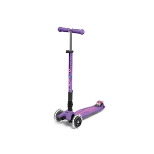 Самокат Micro Maxi Deluxe Foldable LED фіолетовий (MMD100) зображення 1