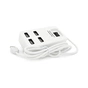 Концентратор Voltronic USB 2.0 to 4xUSB with power switch white (YT-HWS4-W) - зменшене зображення 2