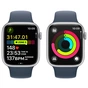 Смарт-годинник Apple Watch Series 9 GPS 45mm Silver Aluminium Case with Storm Blue Sport Band - M/L (MR9E3QP/A) - зменшене зображення 7