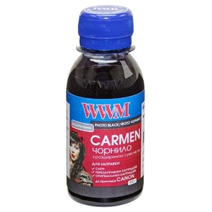 Чорнило WWM CANON UNIVERSAL CARMEN 100g Photo Black (CU/PB-2) зображення 1