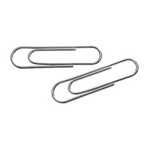 Скріпки канцелярські Axent rounded, nickel-plated, 50 мм, 100 шт. (4102-А) зображення 1