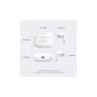 Навушники Vention Elf Earbuds E04 White (NBIW0) - зменшене зображення 2