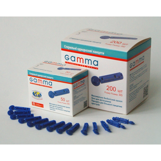 Ланцети Gamma 200 шт. (7640162324656) - picture 7