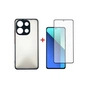 Чохол до мобільного телефона Dengos Kit for Xiaomi Redmi Note 13 4G case + glass (Black) (DG-KM-66) - зменшене зображення 1