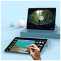 Чохол до планшета BeCover Tri Fold Hard Apple iPad Air 5 (2022) 10.9" Light Blue (709663) - зменшене зображення 7