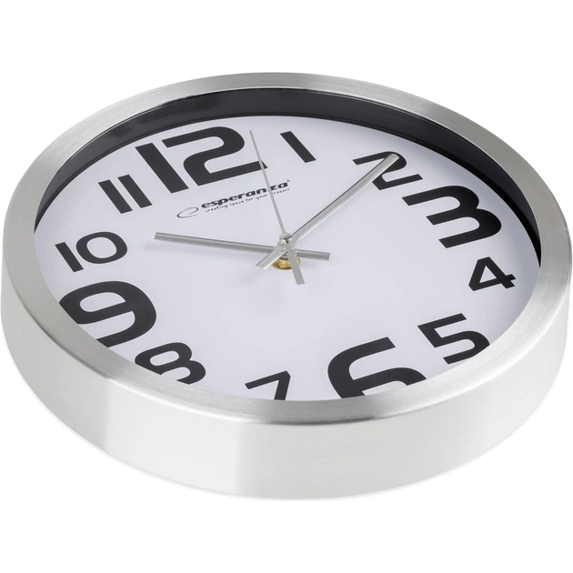 Настінний годинник Esperanza Wall Clock Zurich 25 см White (EHC013W) - picture 3