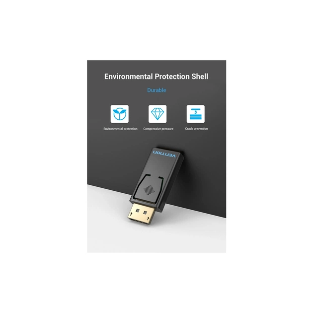 Перехідник DP Male to HDMI Female black Vention (HBKB0) - picture 11