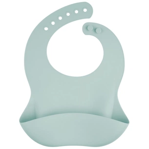 Нагрудничок Canpol babies силіконовий з кишенькою, зелений (51/030_gre) picture 1