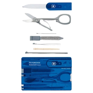 Ніж Victorinox SwissCard Transparent Blue (0.7122.T2) зображення 1