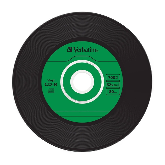 Диск CD Verbatim CD-R 700Mb 52x Slim case Vinyl AZO (43426) - изображение 6