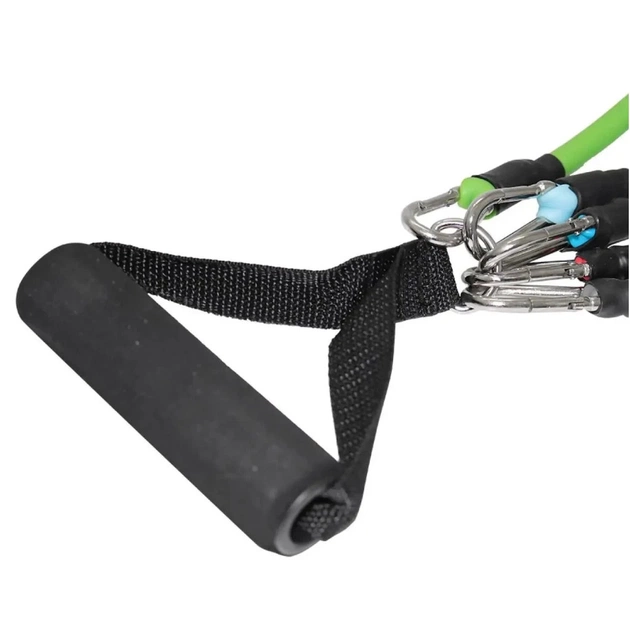 Еспандер U-Powex Resistance bands набір 5шт 100LB до 45кг (UP_1030_100LB) - picture 5