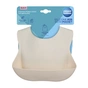 Нагрудничок Canpol babies силіконовий з кишенькою, кремовий (51/030_cre) - уменьшенное изображение 2