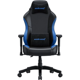 Крісло ігрове Anda Seat Luna Color PVC Size L Black/Blue (AD18-48-BS-PV) зображення 1