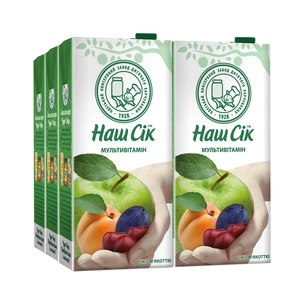 Сік Наш Сік Мультивітамінний 1.93 л (4820003689349) зображення 1