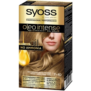 Фарба для волосся Syoss Oleo Intense 7-10 Натуральний світло-русявий 115 мл (8410436218214) зображення 1