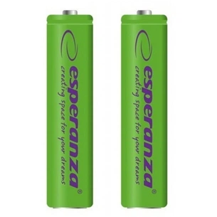 Акумулятор Esperanza AAA 1000mAh Ni-MH * 2 green (EZA101G) зображення 1