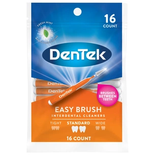 Щітки для міжзубних проміжків DenTek Зручне очищення для Стандартних проміжків 16 шт. (047701002032) изображение 1