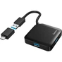 Концентратор Hama 4 Ports USB 3.2, USB-C Adapter Black (00200116) - зменшене зображення 1