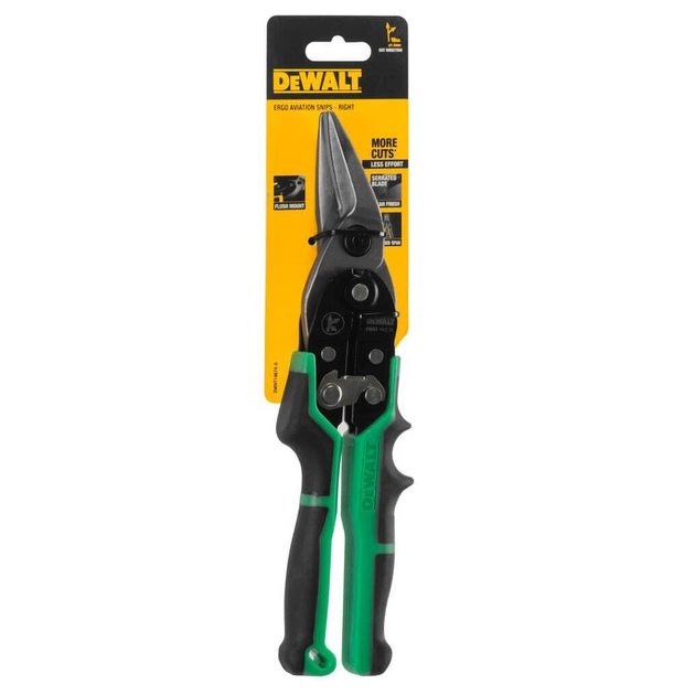 Ножиці по металу DeWALT ERGO Aviation праві, L=250мм (DWHT14674-0) - picture 6