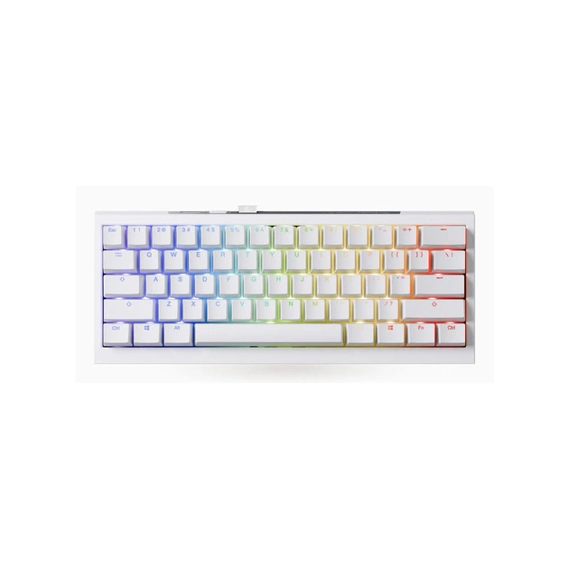 Клавіатура Ducky One X Mini Magnetic Switch Wireless UA White (ON2461AST3-DAUSPDOECL2WW1) - зображення 1