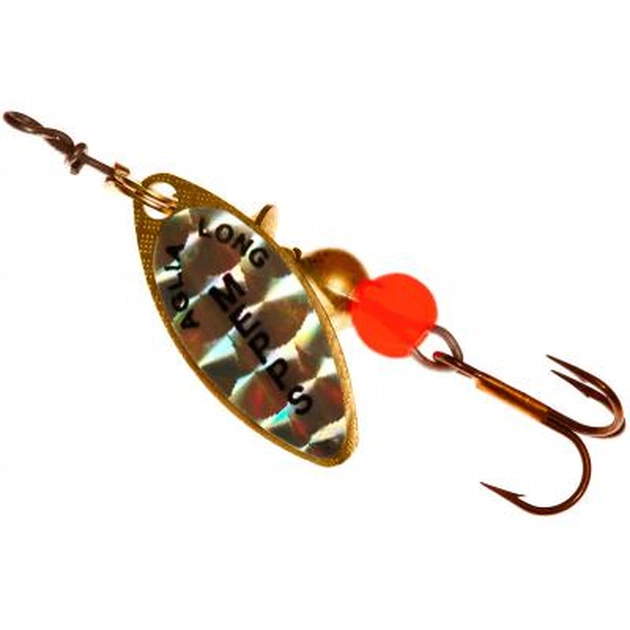 Блешня Mepps Aglia Long Rainbow gold 4.5гр №1 (30216 001) - зображення 1