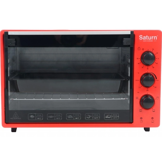 Електропіч Saturn ST-EC 3402 Red (ST-EC3402Red) - изображение 1